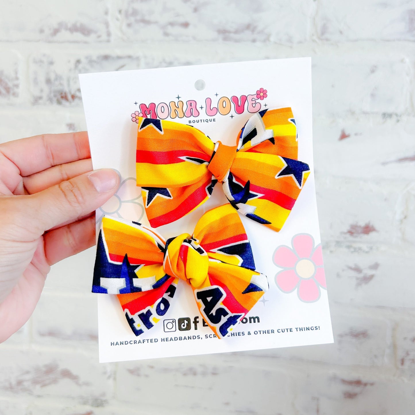 Houston Rainbow Astros Pigtails