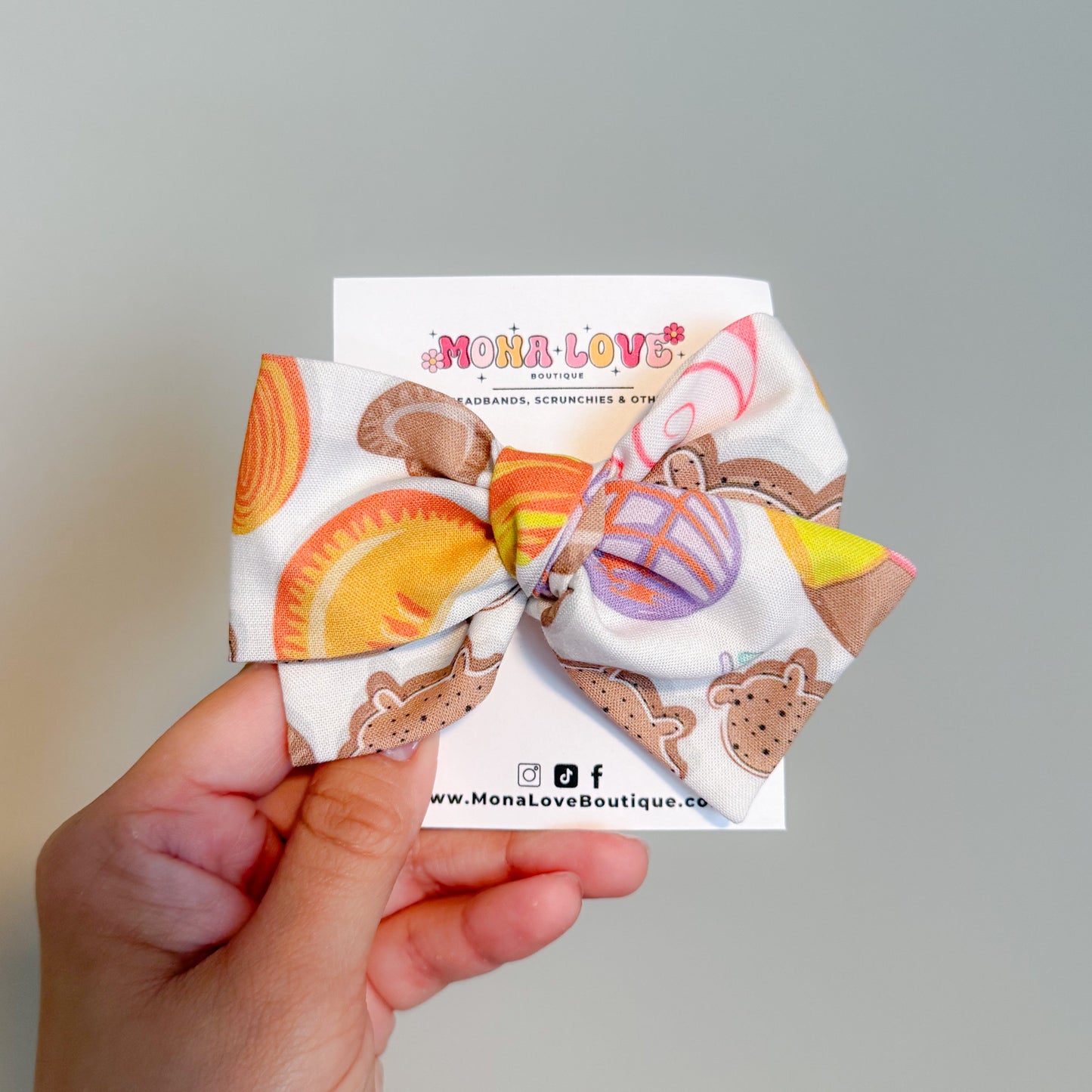 Pan Dulce Hair Bow