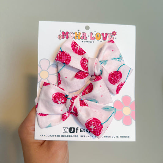Cherry Disco Pigtails