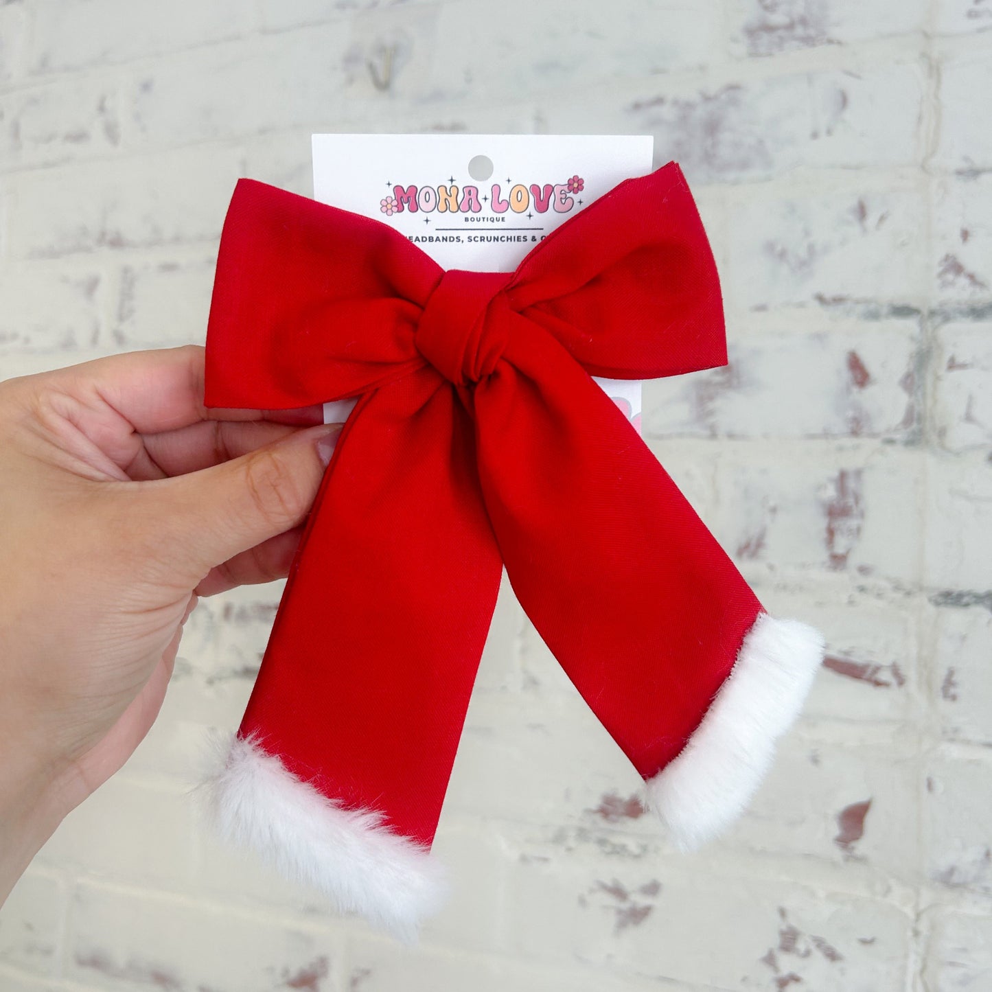 Santa Hair Bow