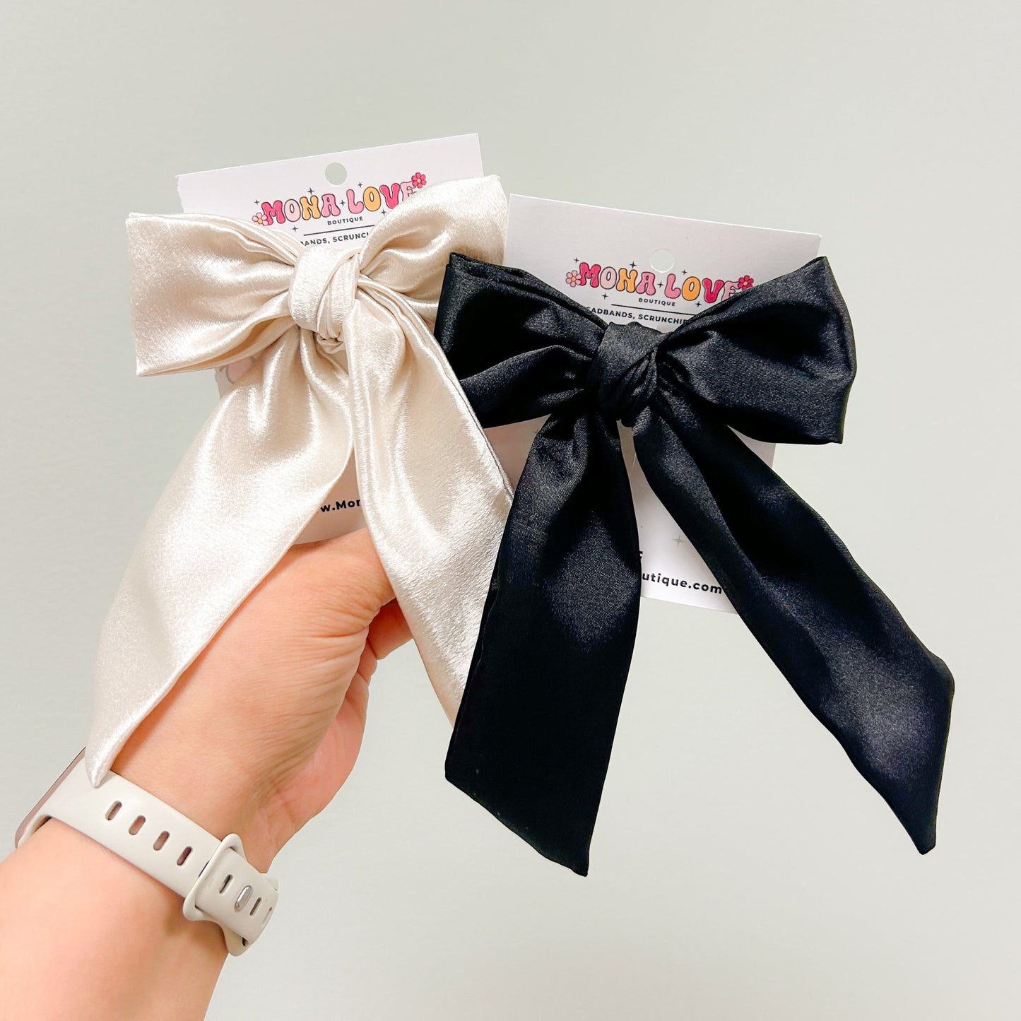 Satin Hair Bow